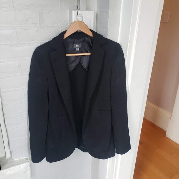 MEXX MATERNITY BLAZER BLACK SIZE 34 (UK 8) - Picture 3 of 7